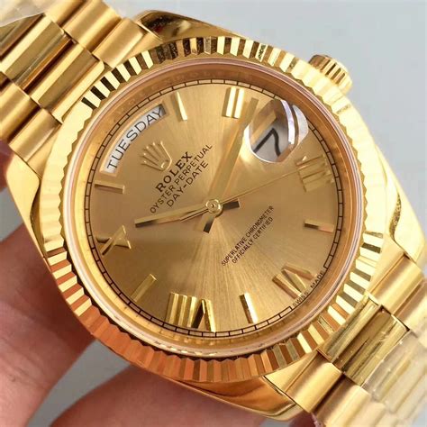 does rolex use real gold